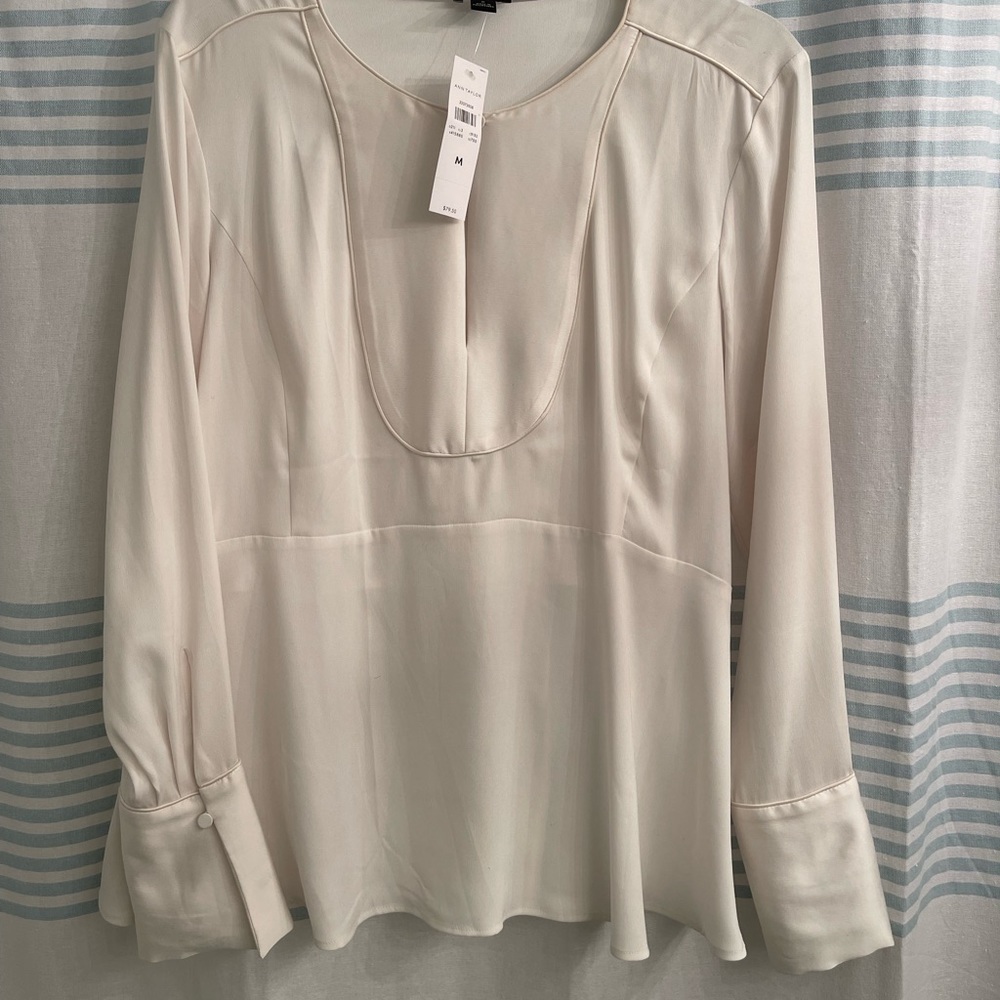 Ann Taylor silk top size medium